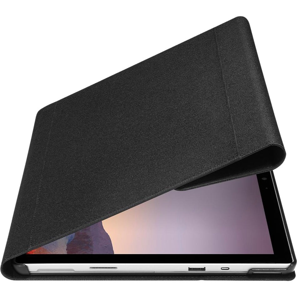 Spigen Stand Folio Carrying Case (Folio) Microsoft Surface Pro 7, Surface Go Tablet - Black