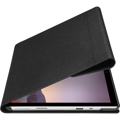 Spigen Stand Folio Carrying Case (Folio) Microsoft Surface Pro 7, Surface Go Tablet - Black