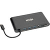 Tripp Lite USB C Docking Station 4k USB Hub HDMI VGA mDP Gbe Charging Black, USB Type C, USB-C, USB Type-C