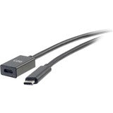 C2G 1ft USB C Extension Cable - USB 3.2 - 5Gbps -M/F