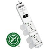 Tripp Lite Safe-IT Surge Protector Power Strip Medical Hospital Antimicrobial Metal 4 Outlet 15' Cord