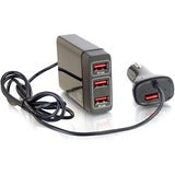 C2G 4-Port USB Car Charger, 5.8A Output