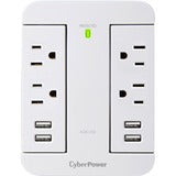 CyberPower P4WSU Home Office 4 - Outlet Surge with 900 J
