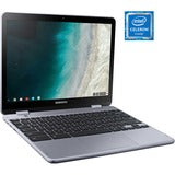 Samsung Chromebook Plus XE521QAB-K01US 12.2" Touchscreen 2 in 1 Chromebook - 1920 x 1200 - Intel Celeron 3965Y 1.50 GHz - 4 GB RAM - 32 GB Flash Memory - Stealth Silver