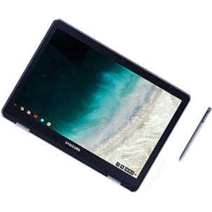 Samsung Chromebook Plus XE521QAB-K01US 12.2" Touchscreen 2 in 1 Chromebook - 1920 x 1200 - Intel Celeron 3965Y 1.50 GHz - 4 GB RAM - 32 GB Flash Memory - Stealth Silver