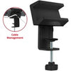Powerstrip Clamp Holder with Adjustable Bracket - Black