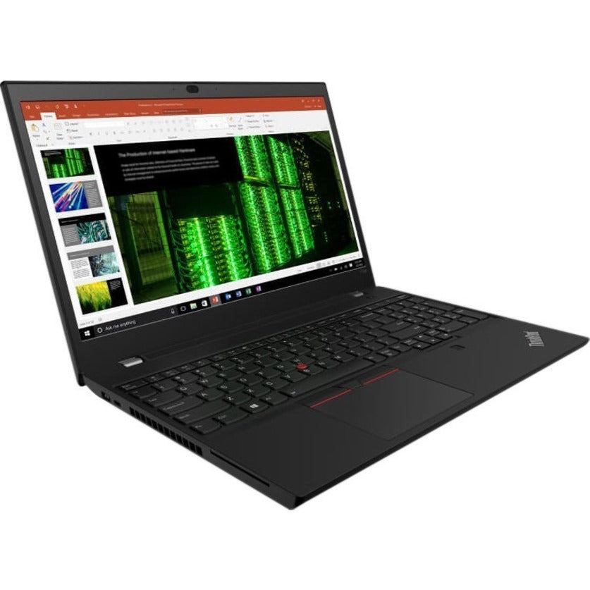 Lenovo ThinkPad T15p Gen 1 20TN0029US 15.6" Notebook - 4K UHD - 3840 x 2160 - Intel Core i7 (10th Gen) i7-10850H Hexa-core (6 Core) 2.70 GHz - 32 GB RAM - 512 GB SSD - Glossy Black