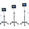CTA Digital Heavy-Duty Gooseneck Floor Stand for 7-13 Inch Tablets