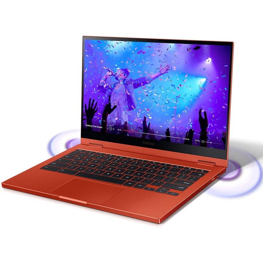 Samsung Galaxy Chromebook 2 XE530QDA-KA2US 13.3" Touchscreen 2 in 1 Chromebook - Full HD - 1920 x 1080 - Intel Celeron 5205U 1.90 GHz - 4 GB RAM - Fiesta Red