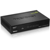 TRENDnet 8-Port Gigabit GREENnet Switch, Ethernet Network Switch, 8 x 10-100-1000 Mbps Gigabit Ethernet Ports, 16 Gbps Switching Capacity, Metal, Lifetime Protection, Black, TEG-S82G