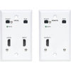 Tripp Lite HDMI Over Cat6 Extender Kit Wallplate Transmitter Receiver 4K
