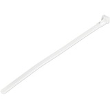 4XEM 1000 Pack 6" Cable Ties - White Medium Nylon/Plastic Zip Tie