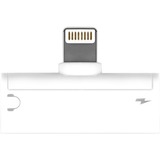 Aluratek Lightning + 3.5 mm Adapter For iPhone/iPad