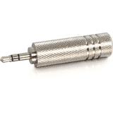 C2G 3.5mm Stereo Male to 6.3mm (1/4in) Stereo Female Adapter