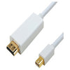 4XEM 10 FT Mini DisplayPort Male To HDMI Cable