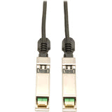 Tripp Lite 2M SFP+ 10Gbase-CU Twinax Passive Copper Cable SFP-H10GB-CU2M Compatible Black 6ft 6'