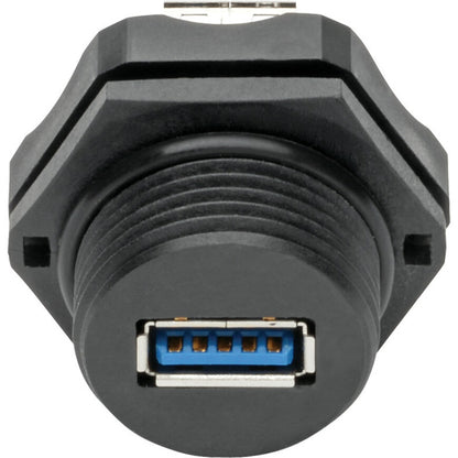 Tripp Lite USB Coupler SuperSpeed USB 3.0 Industrial F/F Shielded Dust Cap
