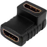 4XEM 90 Degree HDMI A Female To HDMI A Female Adapter
