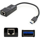 AddOn 5-Pack of Lenovo 4X90E51405 Compatible USB 3.0 (A) Male to RJ-45 Female Black Adapters