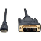 Tripp Lite Mini HDMI to DVI Digital Monitor Adapter Cable M/M 1080p 3' 3ft
