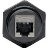 Tripp Lite RJ45 Bulkhead Coupler Cat5/Cat6 F/F Shielded Industrial Dust Cap