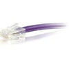 C2G-4ft Cat6 Non-Booted Unshielded (UTP) Network Patch Cable - Purple