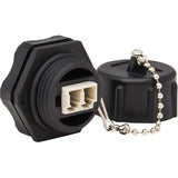 Tripp Lite Rigid Industrial IP68 Duplex Multimode Fiber Coupler LC/LC