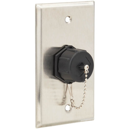 Tripp Lite Rigid Industrial IP68 Duplex Multimode Fiber Coupler LC/LC