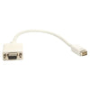 Tripp Lite Mini DVI to VGA Cable Adapter, Video Converter for Macbooks and iMacs (M/F)