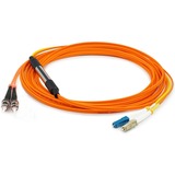 AddOn 3m LC (Male) to LC (Male) Orange OM1 & OS1 Duplex Fiber Mode Conditioning Cable