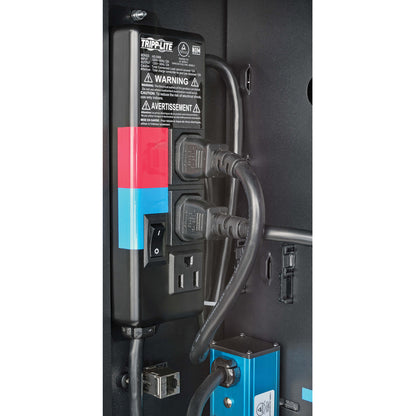Tripp Lite 48-Port AC Charging Cart Storage Station Chromebook Laptop Tablet Black