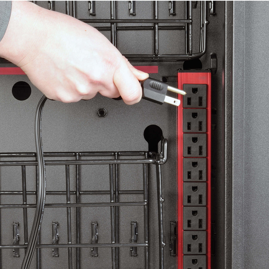 Tripp Lite 48-Port AC Charging Cart Storage Station Chromebook Laptop Tablet Black