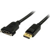 StarTech.com 3 ft 20 pin DisplayPort Extension Panel Mount Cable - M/F
