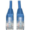 Tripp Lite 30ft Cat5e / Cat5 Snagless Molded Patch Cable RJ45 M/M Blue 30'