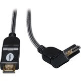 Tripp Lite 3ft High Speed HDMI Cable Digital Video with Audio Swivel Connectors 4K x 2K M/M 3'