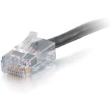 C2G-15ft Cat6 Non-Booted Network Patch Cable (Plenum-Rated) - Black