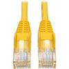 Tripp Lite 5ft Cat5e / Cat5 Snagless Molded Patch Cable RJ45 M/M Yellow 5'