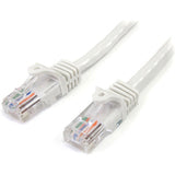 StarTech.com 6 ft White Snagless Cat5e UTP Patch Cable