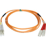Tripp Lite 2M Duplex Multimode 50/125 Fiber Optic Patch Cable LC/SC 6' 6ft 2 Meter