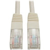 Tripp Lite 5ft Cat5e / Cat5 350MHz Molded Patch Cable RJ45 M/M White 5'