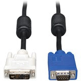 Tripp Lite 6ft DVI to VGA Monitor Cable Shielded with RGB High Resolution DVI-A to HD15 M/M 6'