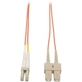 Tripp Lite 6M Duplex Multimode 62.5/125 Fiber Optic Patch Cable LC/SC 20' 20ft 6 Meter