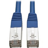 Tripp Lite 15' Cat5e Molded Shielded Patch Cable STP RJ45 M/M 350 Mhz Blue