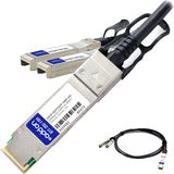 AddOn Solarflare SOLR-QSFP2SFP-3MP Compatible TAA Compliant 20GBase-CU QSFP+ to 2xSFP+ Direct Attach Cable (Passive Twinax, 3m)