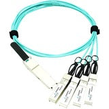 Axiom 40GBase-AOC QSFP to 4 SFP+ Active Optical Breakout Cable, 7-meter