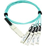 Axiom 40GBase-AOC QSFP to 4 SFP+ Active Optical Breakout Cable, 2-meter