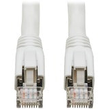 Tripp Lite Cat8 Patch Cable 25G/40G Certified Snagless M/M PoE White 30ft