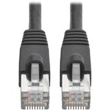 Tripp Lite Cat6a Ethernet Cable 10G STP Snagless Shielded PoE M/M Black 8ft