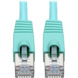 Tripp Lite Cat6a Snagless Shielded STP Patch Cable 10G, PoE, Aqua M/M 3ft