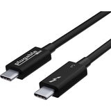 Plugable Thunderbolt 3 Cable 40Gbps Supports 100W (20V, 5A) Charging, 2.6ft/0.8m